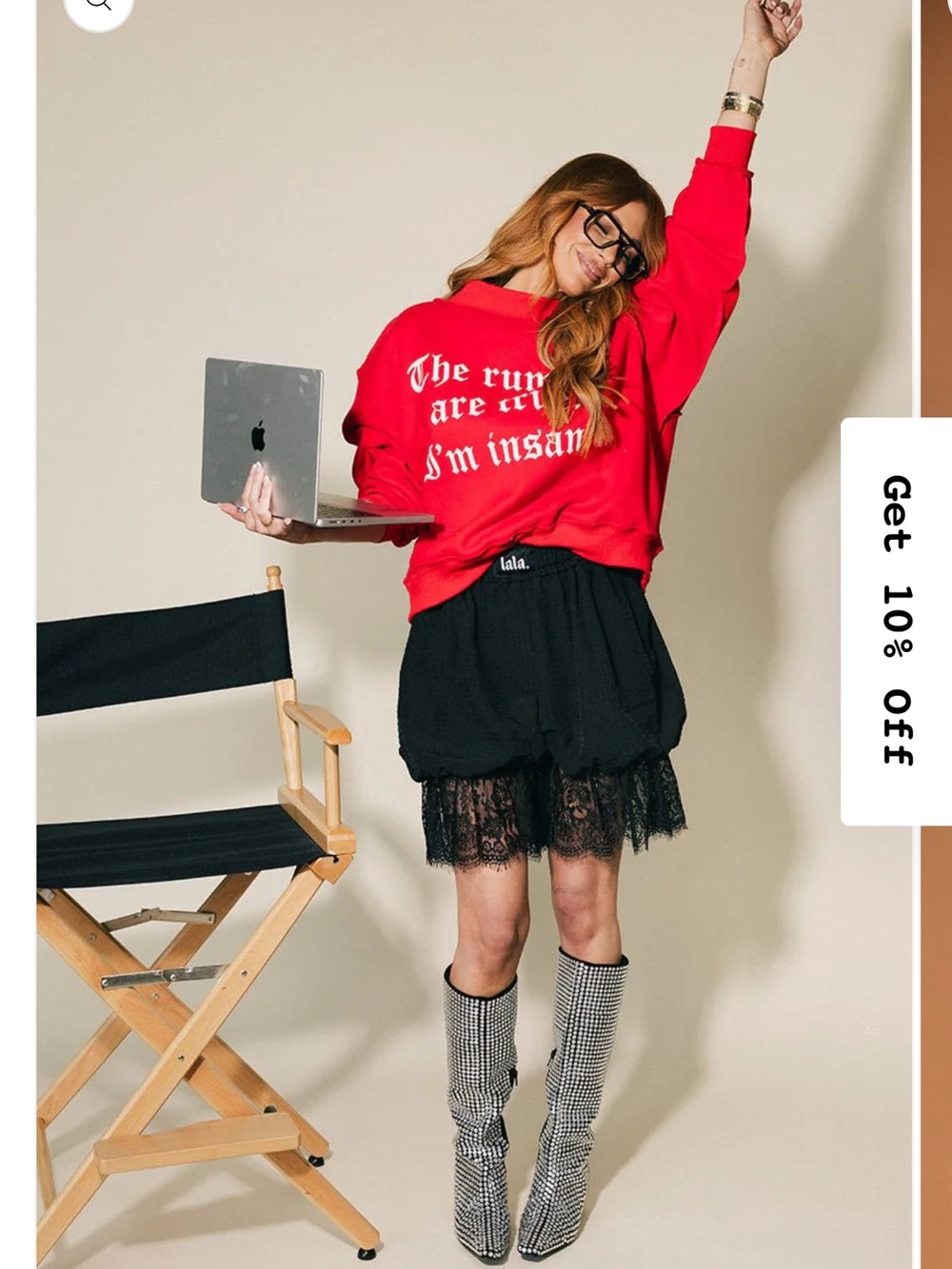 Dressed in Lala -  Bloomer Shorts (M) sold out style!